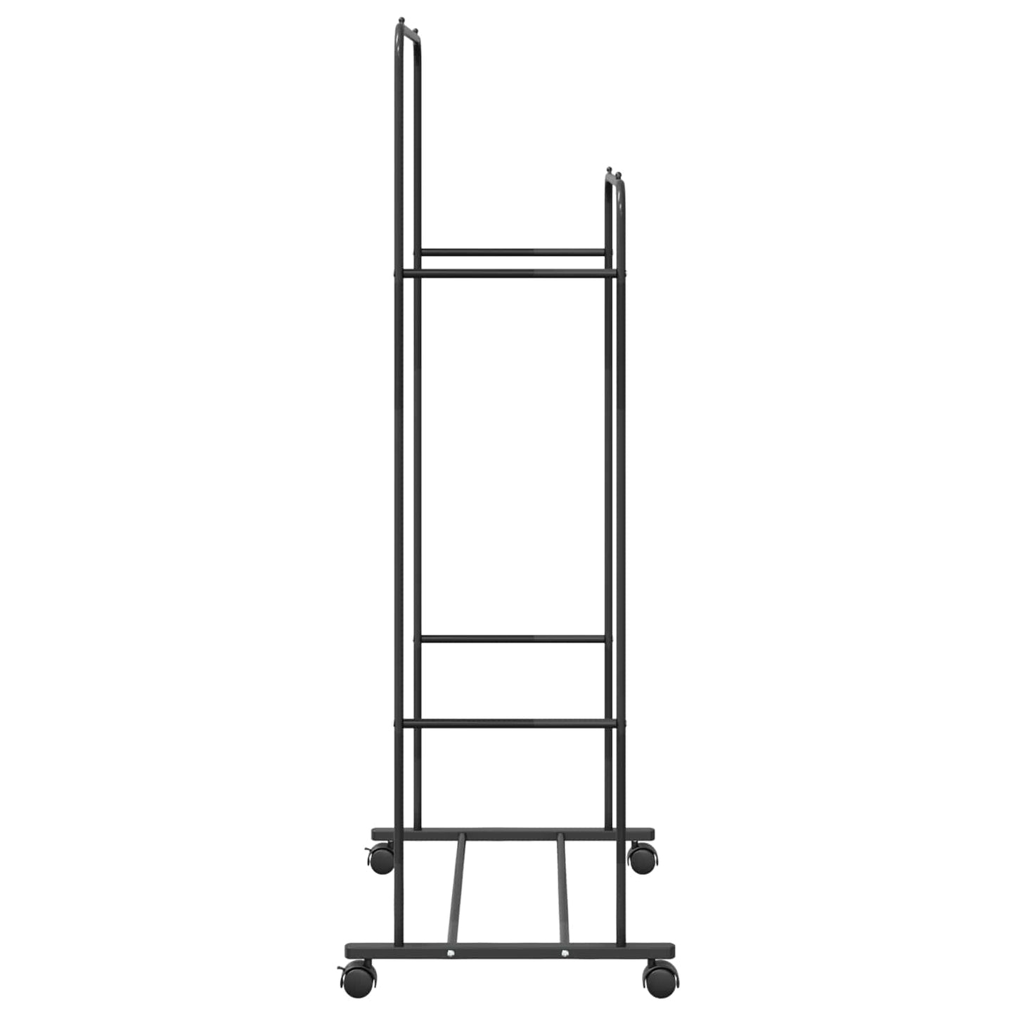 Klesstativ Ensfarget Svart 80 x 53 x 156 cm