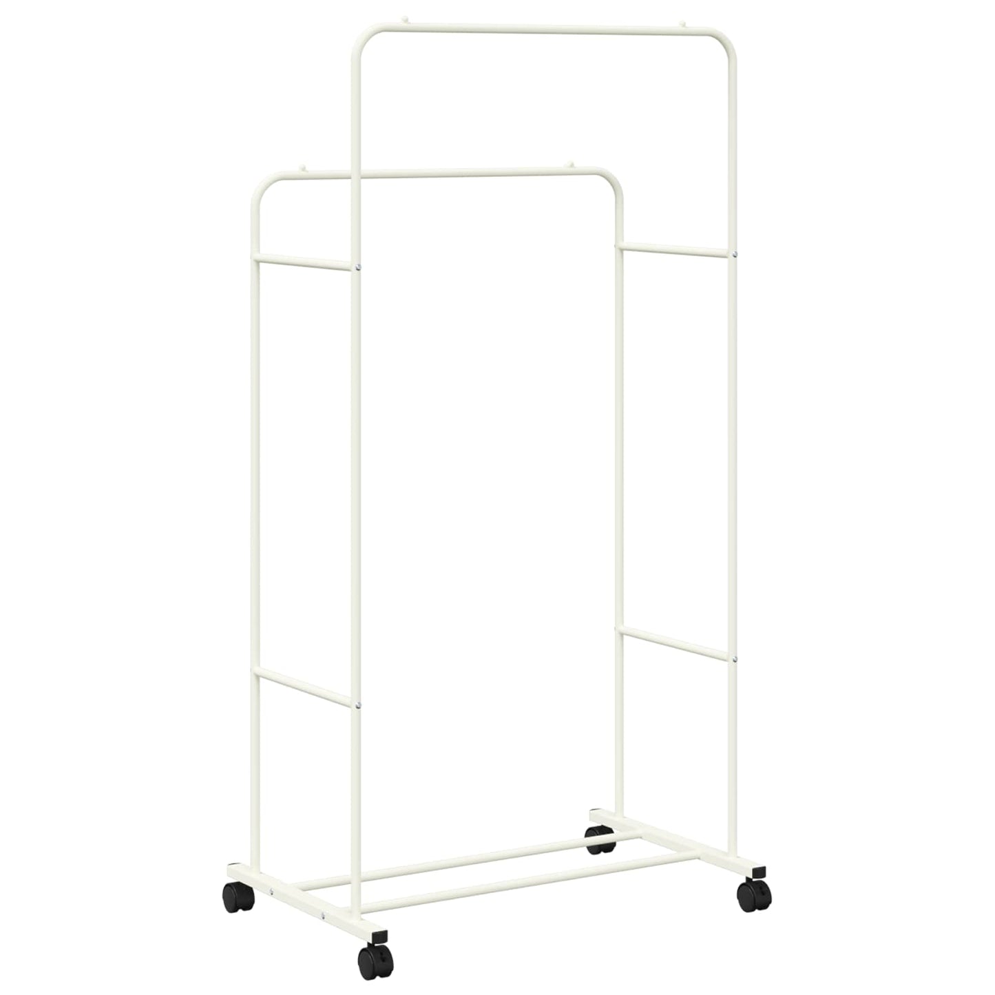 Klesstativ Ensfarget Hvit 80 x 53 x 156 cm