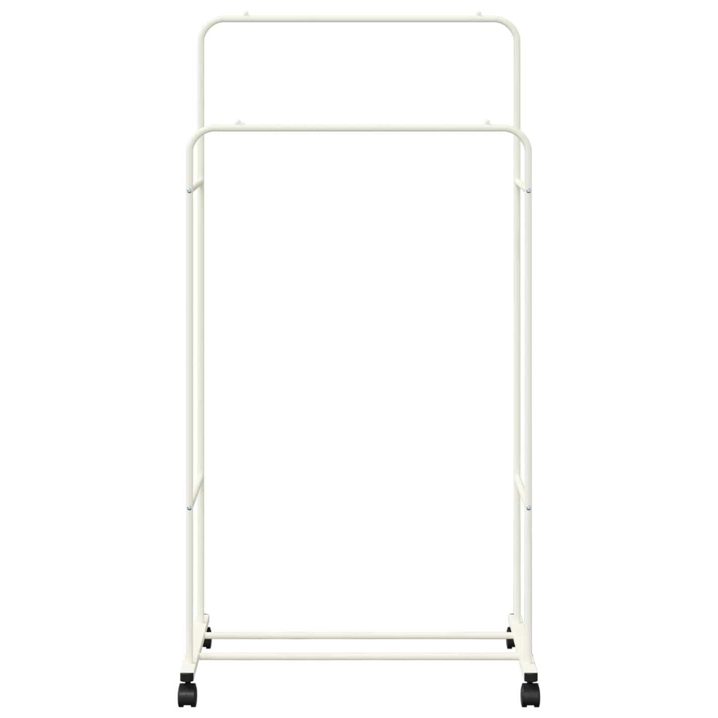 Klesstativ Ensfarget Hvit 80 x 53 x 156 cm