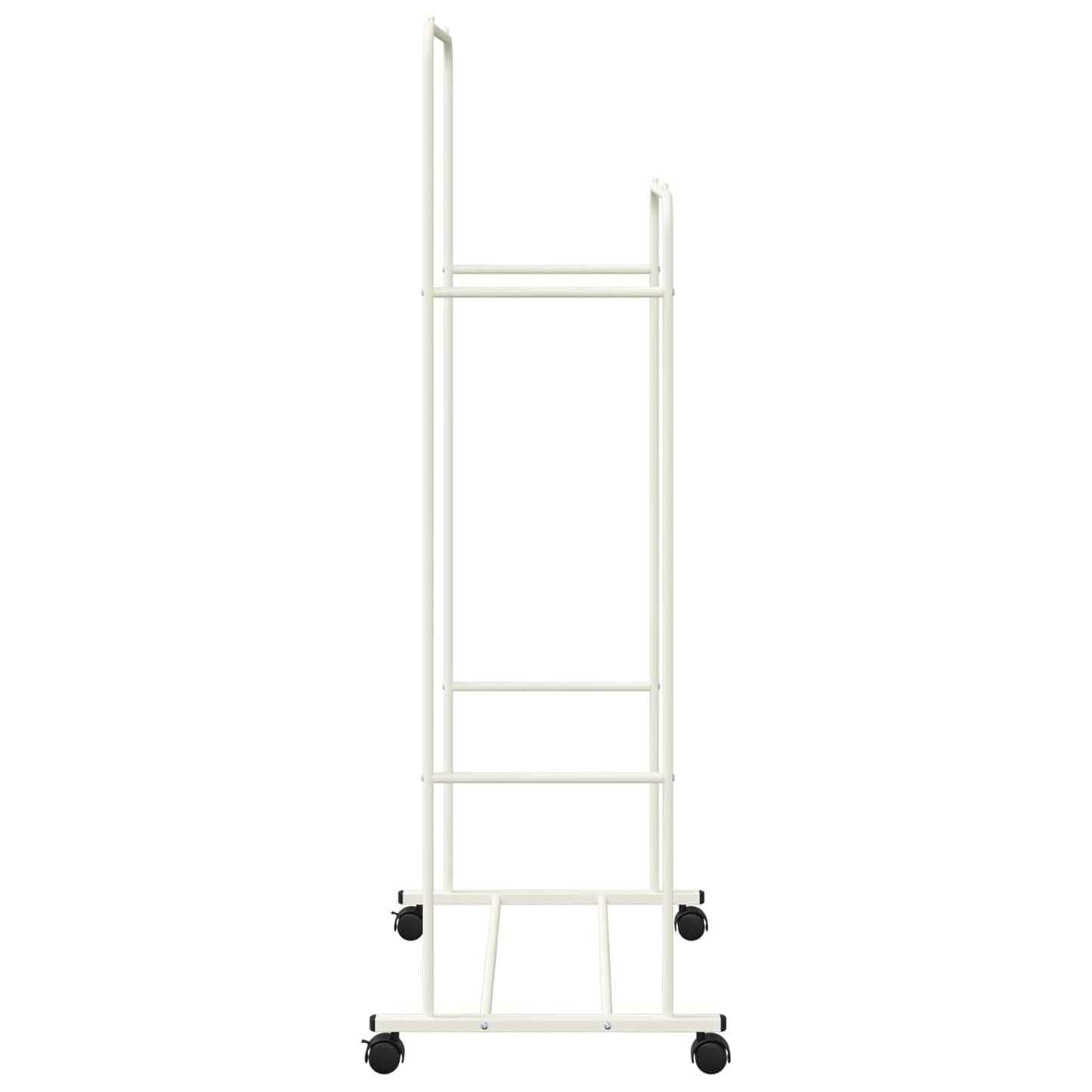 Klesstativ Ensfarget Hvit 80 x 53 x 156 cm