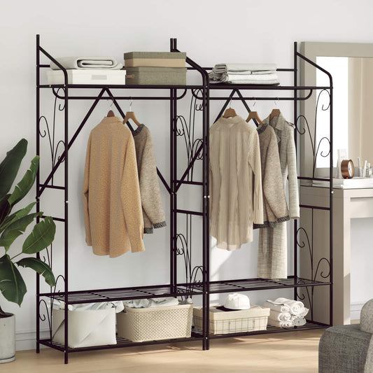 Åpen Garderobe Ensfarget 2 pcs 78 x 36 x 158 cm