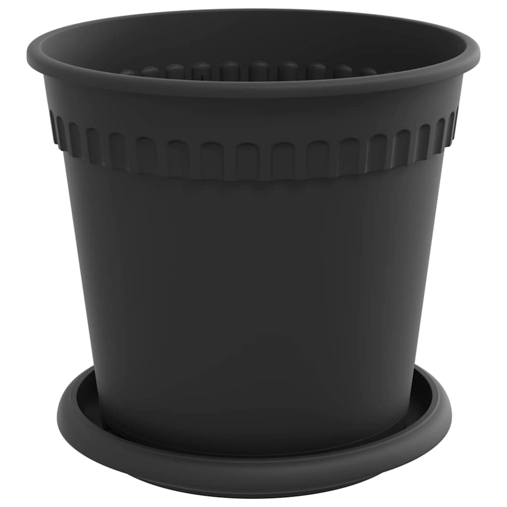 Plantepotter 6 pcs Svart Ø 17 x 14 cm Plast