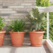 Plantepotter 6 pcs Klinker Rød Ø 26 x 21.5 cm Plast vidaXL