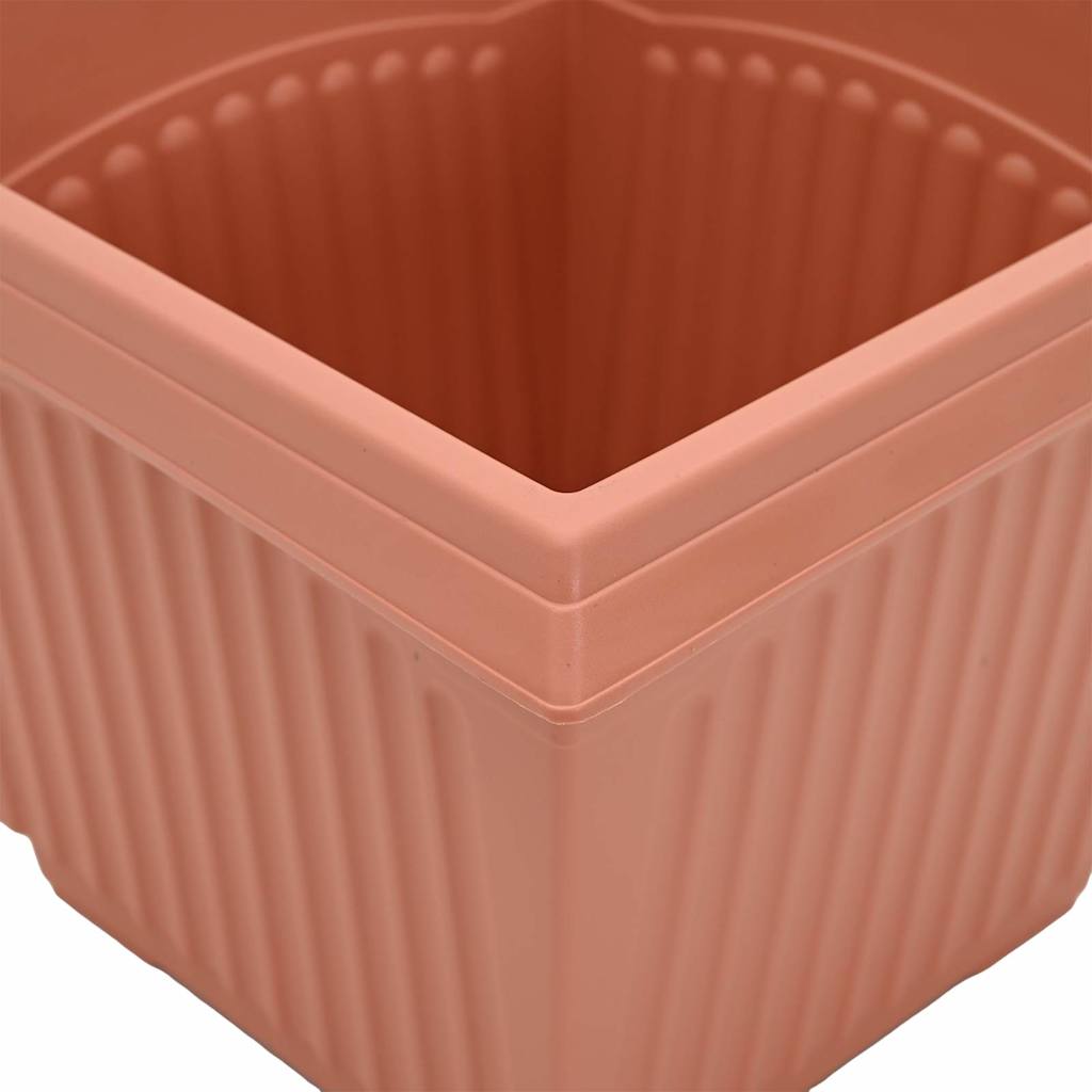 Plantepotter 6 pcs Klinker Rød 33 x 33 x 26 cm Plast