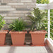 Plantepotter 6 pcs Klinker Rød 38 x 38 x 30 cm Plast