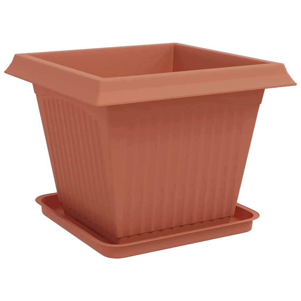 Plantepotter 6 pcs Klinker Rød 43 x 43 x 33,5 cm Plast