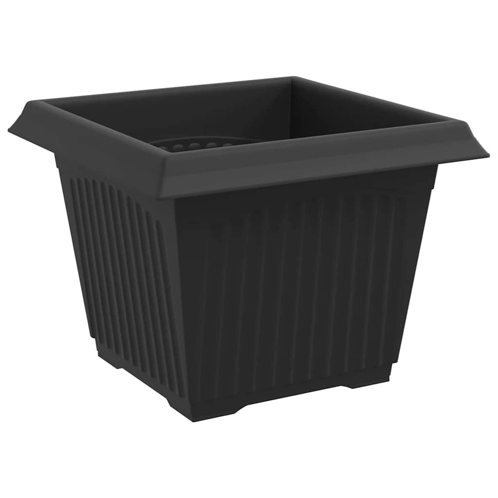 Plantepotter 6 pcs Svart 23 x 23 x 17,5 cm Plast