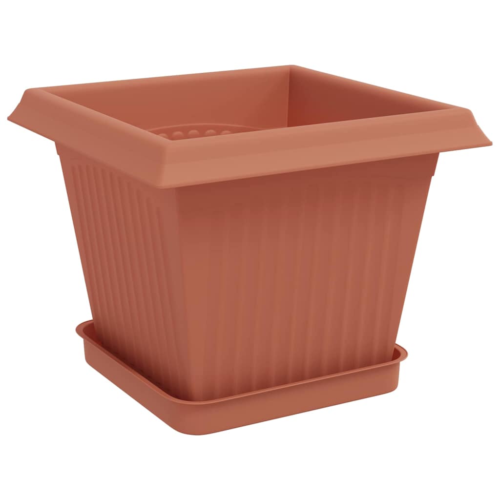 Plantepotter 24 pcs Klinker Rød 20 x 20 x 16 cm Plast