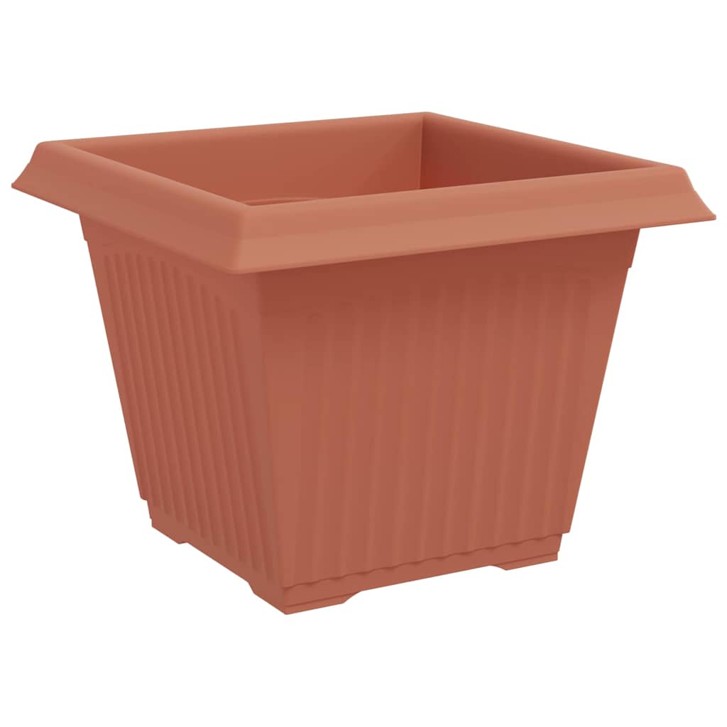 Plantepotter 24 pcs Klinker Rød 28,5 x 28,5 x 22 cm Plast