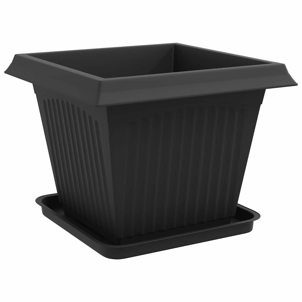 Plantepotter 24 pcs Svart 43 x 43 x 33,5 cm Plast