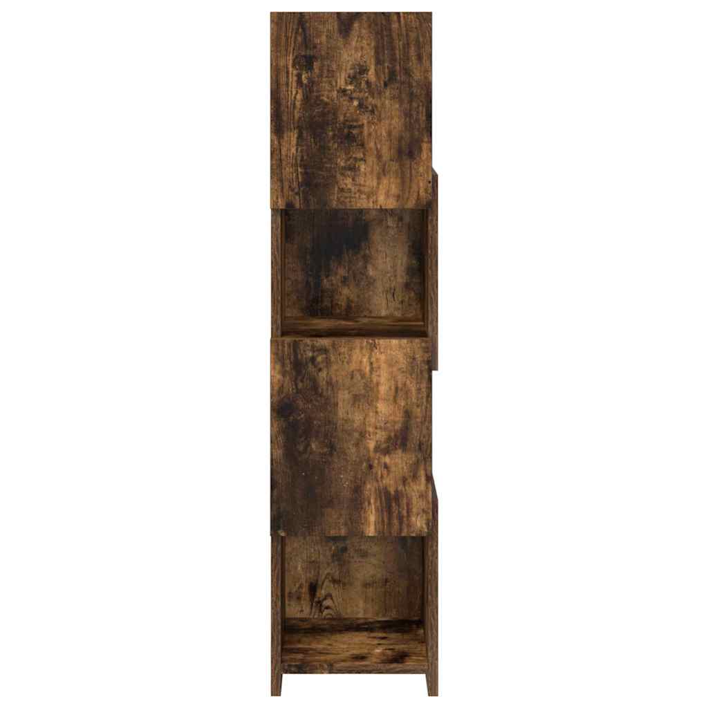 Hjørneskap 25,5x25x102cm Konstruert tre Røkt eik