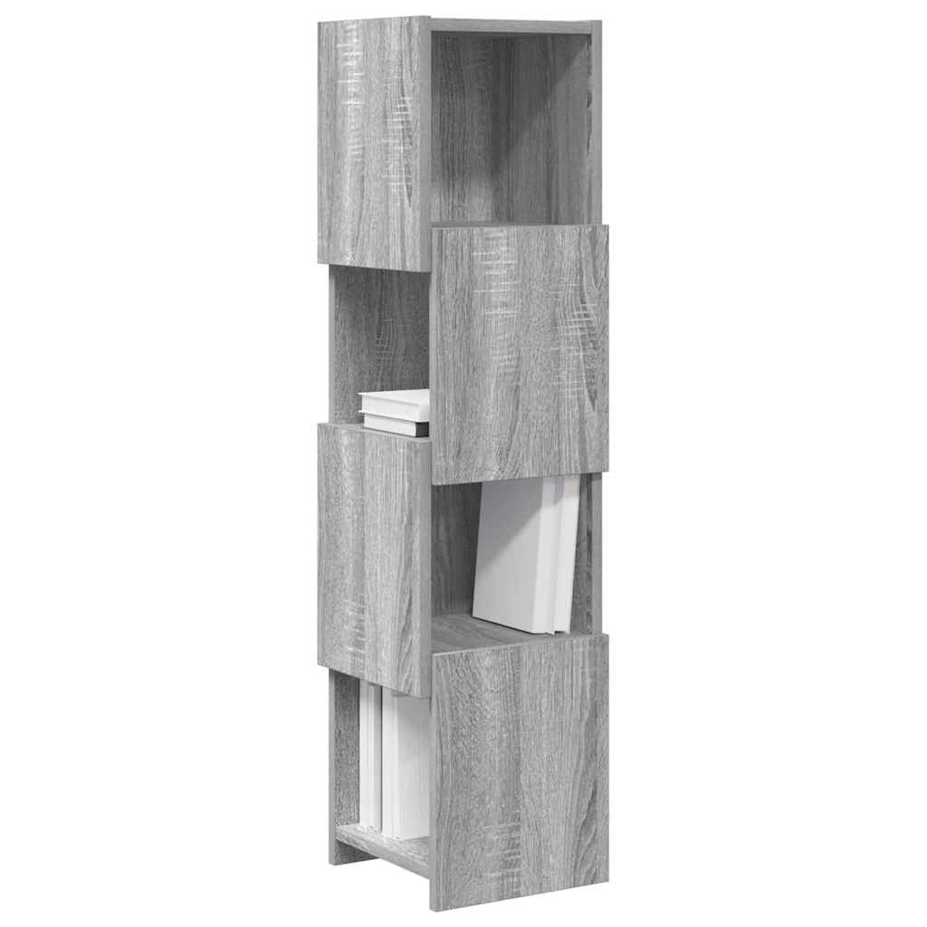 Hjørneskap Grå Sonoma 25,5x25x102cm Konstruert tre
