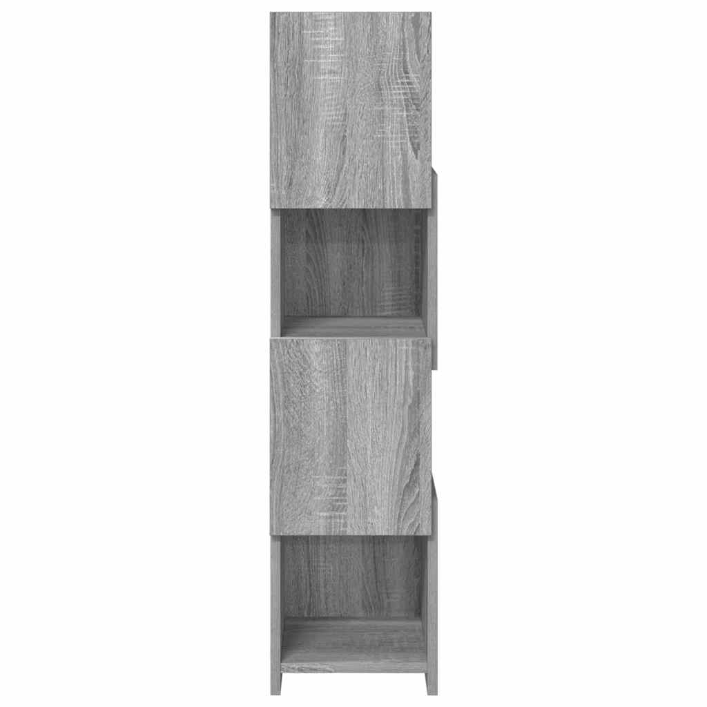 Hjørneskap Grå Sonoma 25,5x25x102cm Konstruert tre