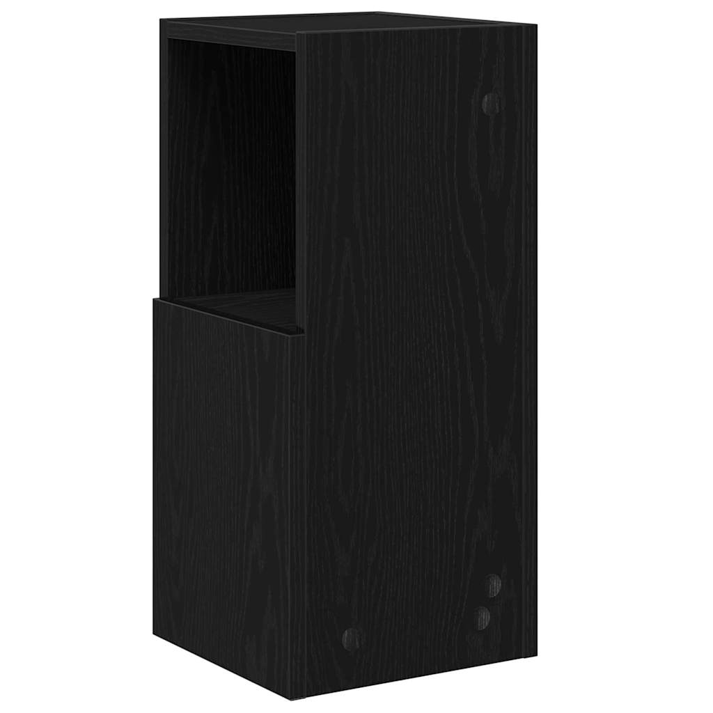 Hjørneskap Svart Eik 25,5x25x55cm Konstruert tre