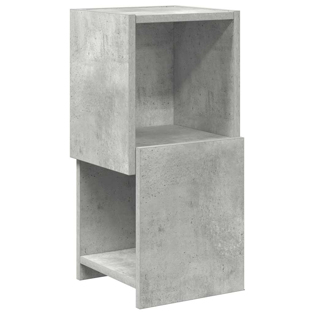 Hjørneskap Betonggrå 25,5x25x55cm Konstruert tre