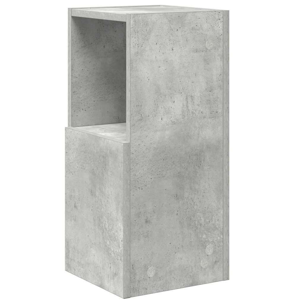 Hjørneskap Betonggrå 25,5x25x55cm Konstruert tre