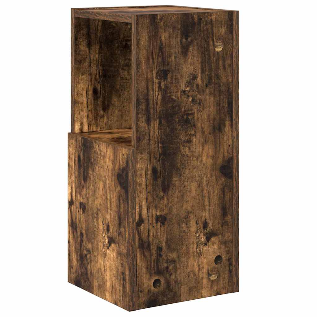 Hjørneskap Røkt eik 25,5x25x55cm Konstruert tre