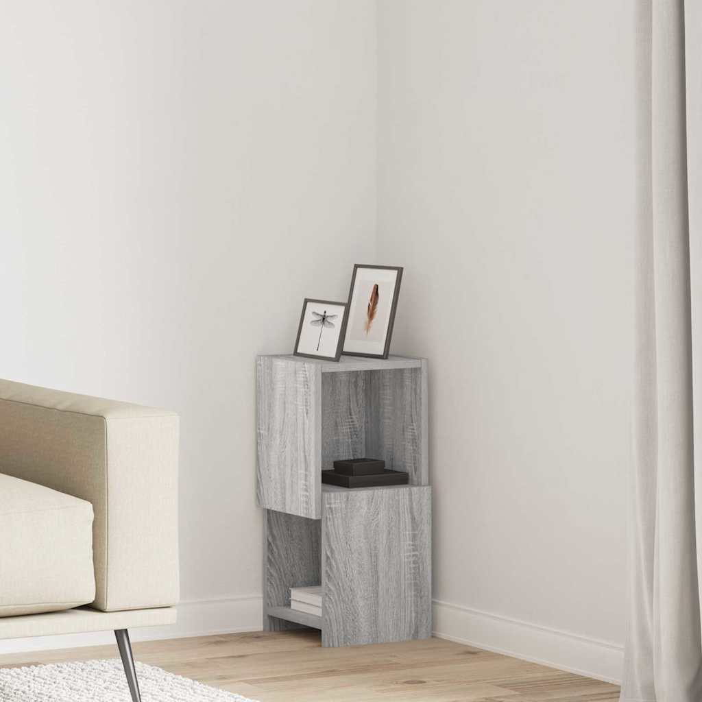 Hjørneskap Grå Sonoma 25,5x25x55cm Konstruert tre