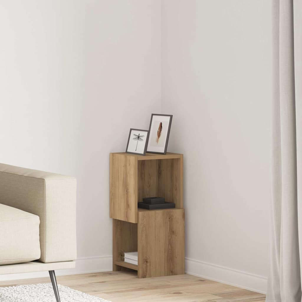 Hjørneskap Artisan Eik 25,5x25x55cm Konstruert tre