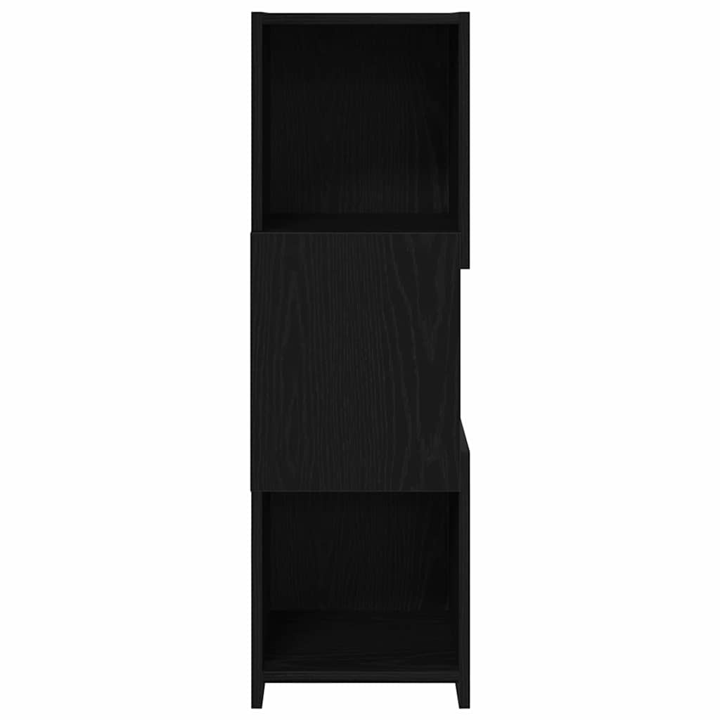 Hjørneskap Svart Eik 30,5x30x95cm Konstruert tre