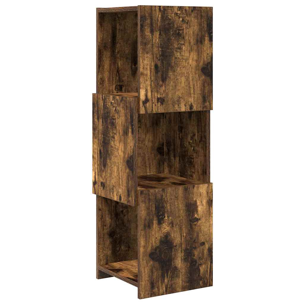 Hjørneskap Røkt eik 30,5x30x95cm Konstruert tre