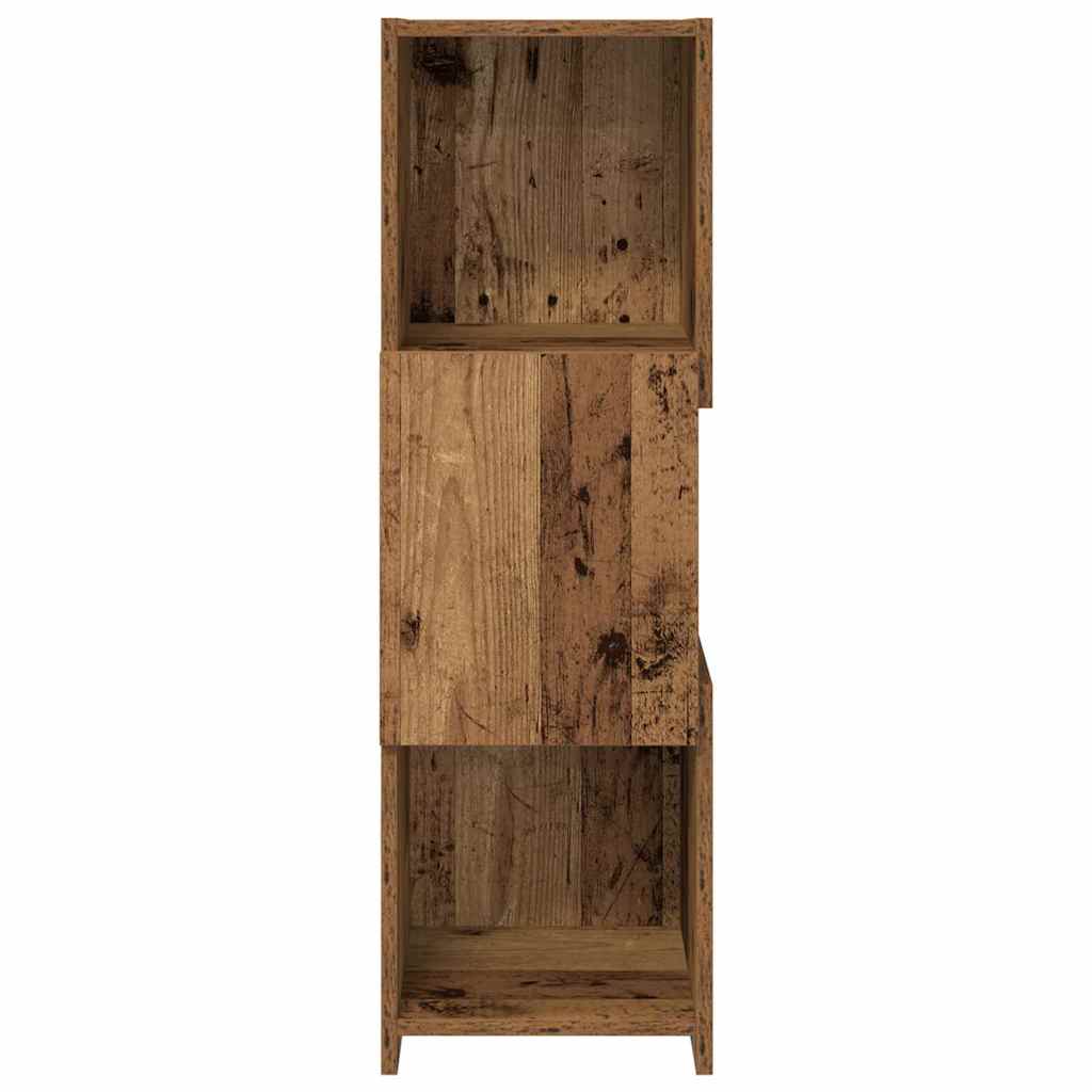 Hjørneskap Gammelt tre 30,5x30x95cm Konstruert tre