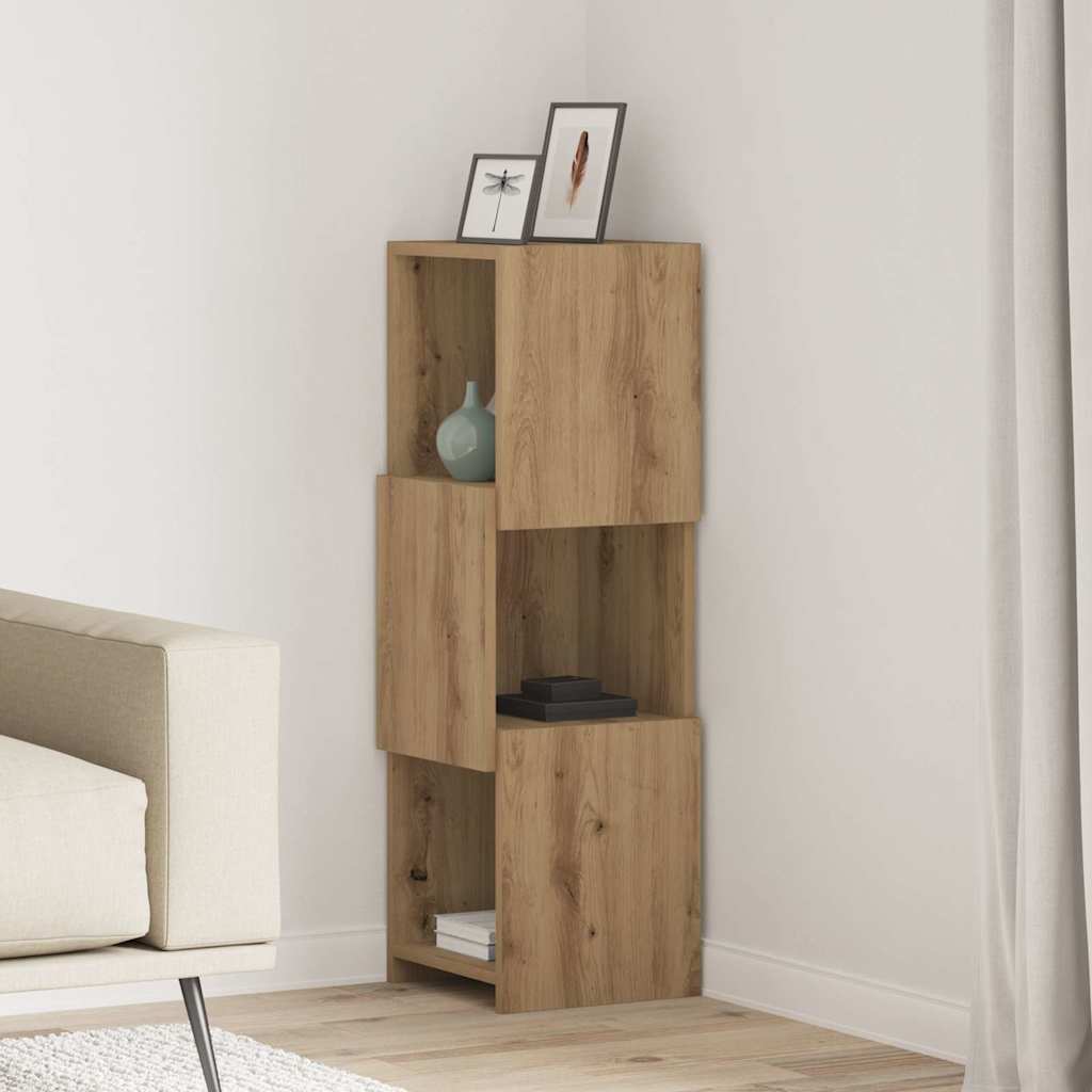 Hjørneskap 30,5x30x95cm Konstruert tre Artisan Eik
