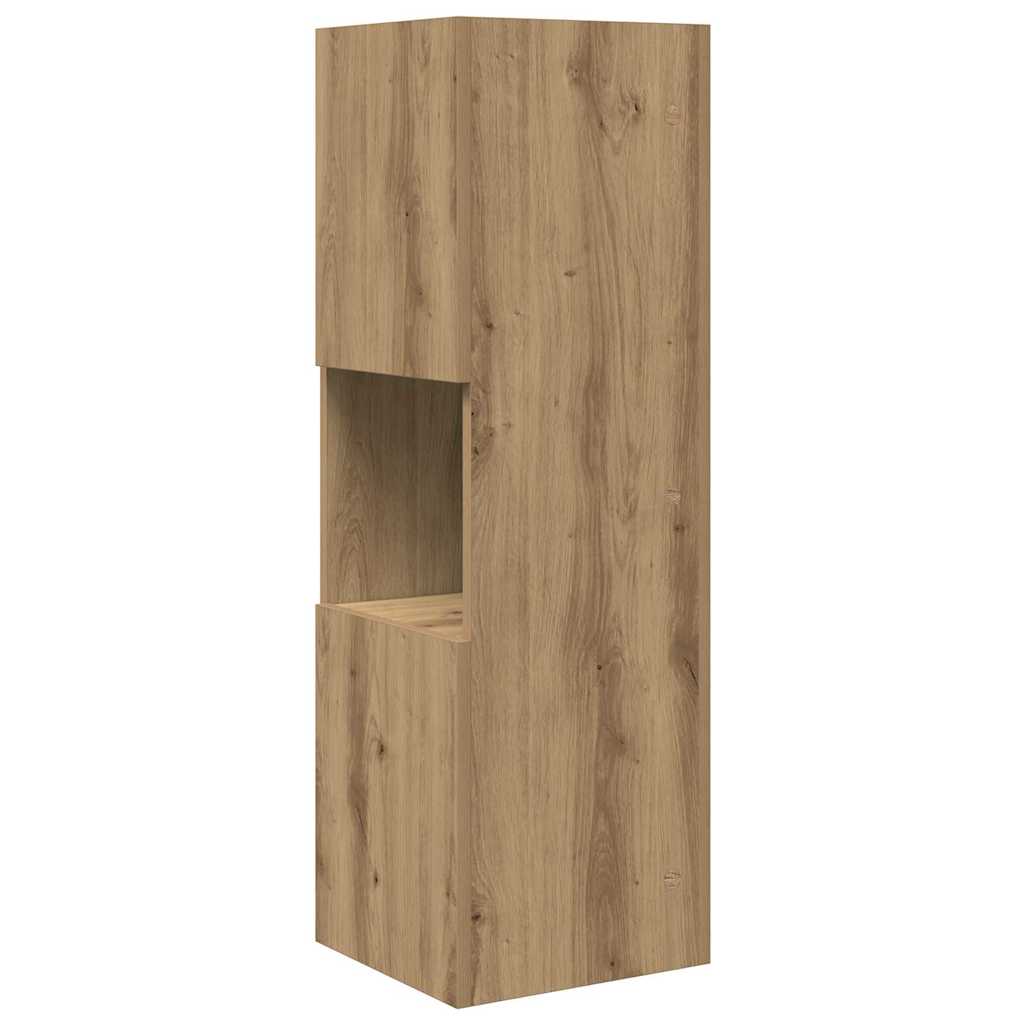 Hjørneskap 30,5x30x95cm Konstruert tre Artisan Eik