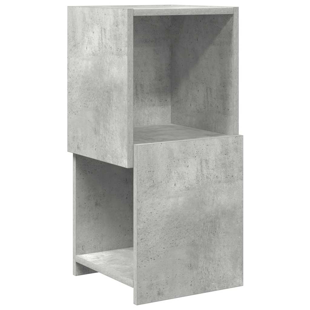 Hjørneskap Betonggrå 30,5x30x65cm Konstruert tre