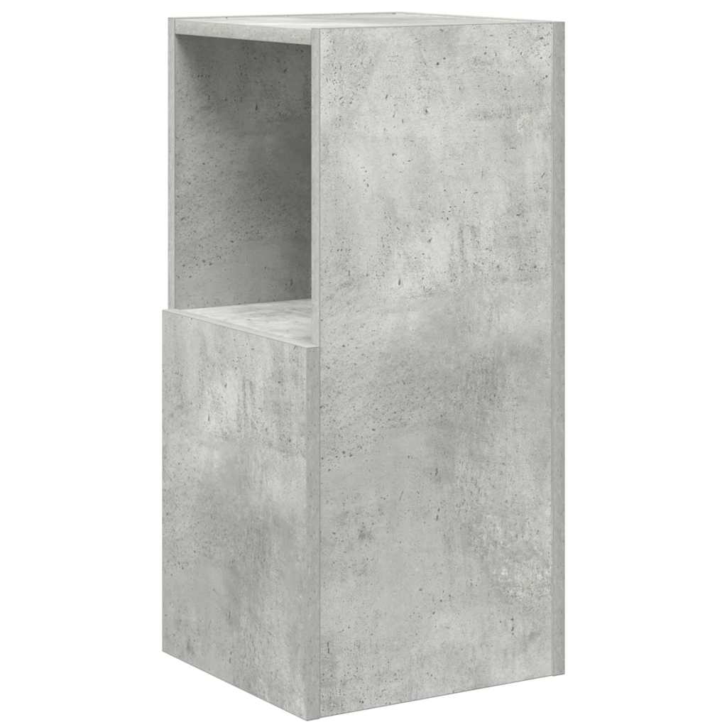 Hjørneskap Betonggrå 30,5x30x65cm Konstruert tre