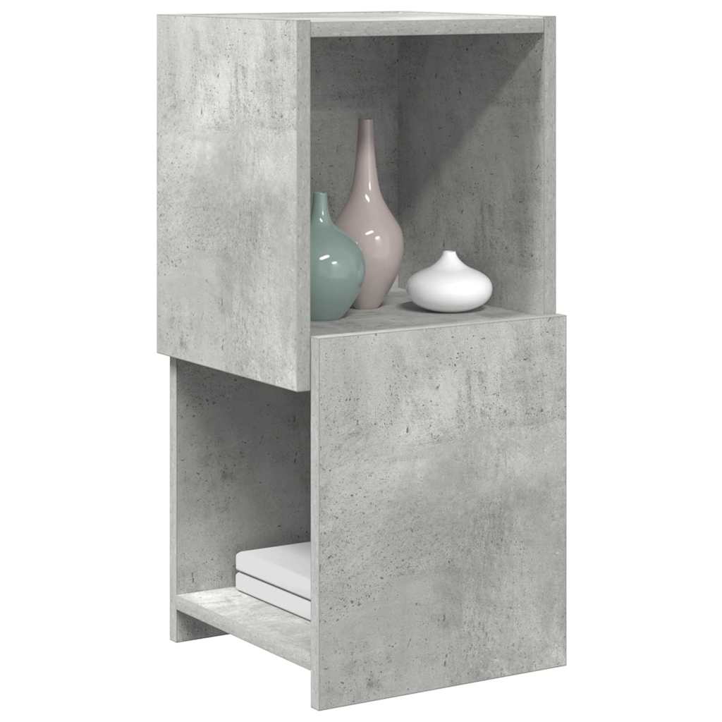 Hjørneskap Betonggrå 30,5x30x65cm Konstruert tre
