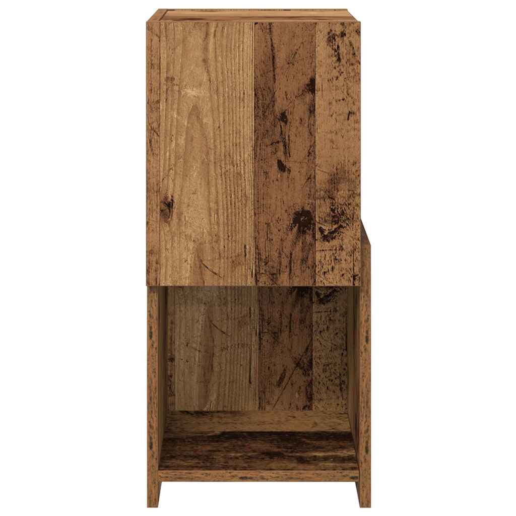 Hjørneskap 30,5x30x65cm Konstruert tre Gammelt tre