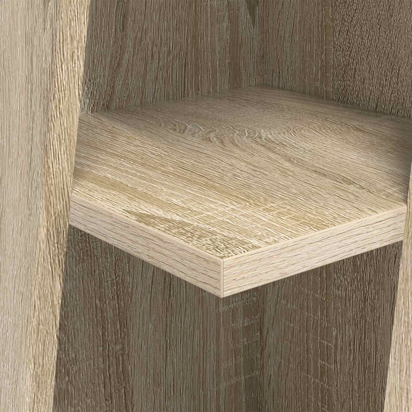 Hjørneskap Sonoma eik 27,5x27x102cm Konstruert tre