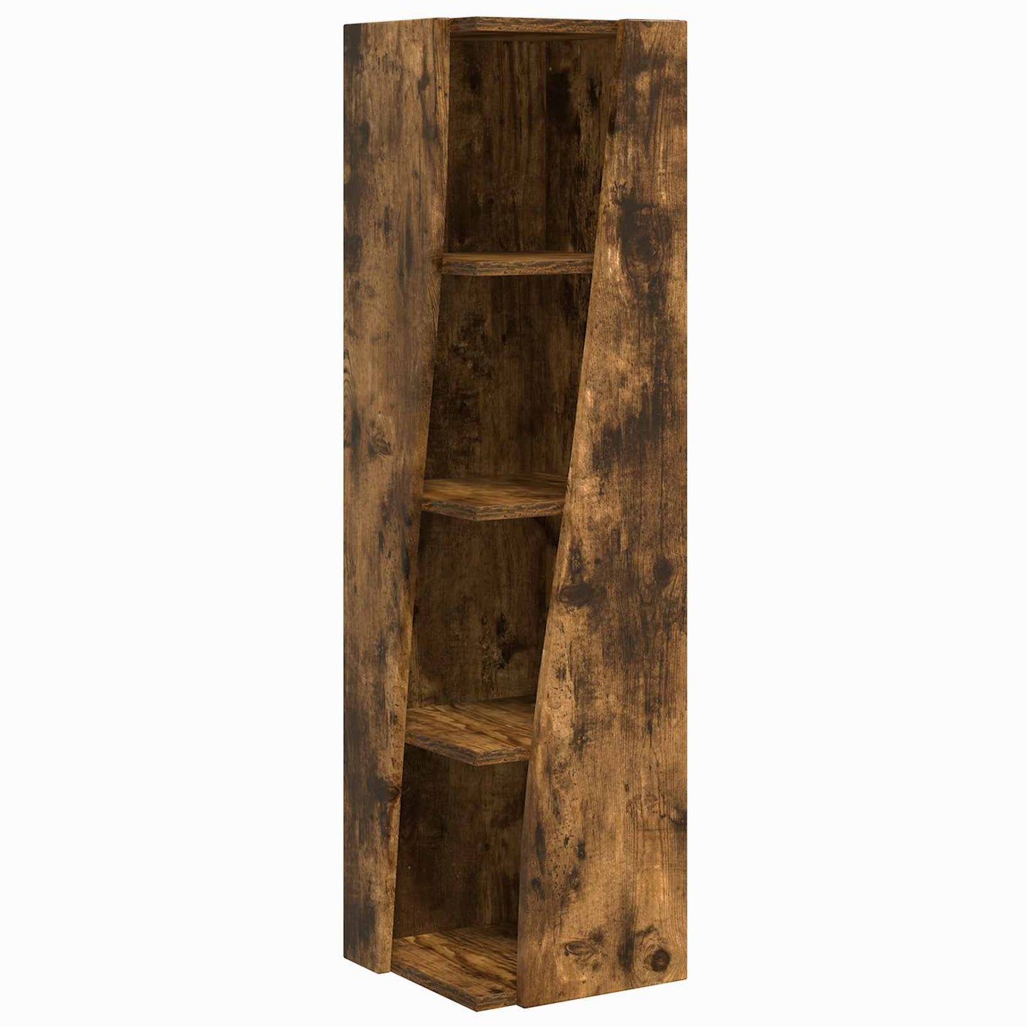 Hjørneskap Røkt eik 27,5x27x102cm Konstruert tre
