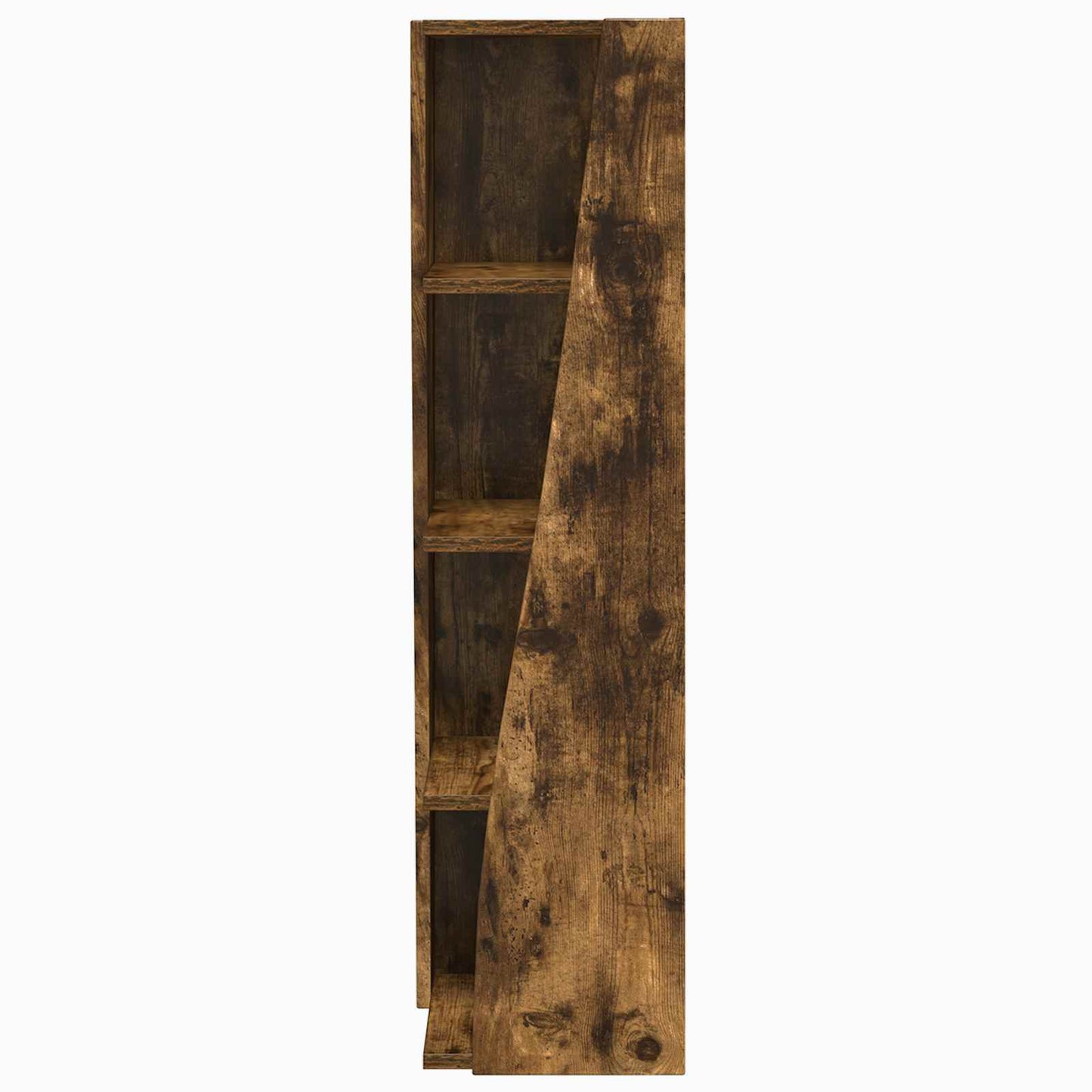 Hjørneskap Røkt eik 27,5x27x102cm Konstruert tre