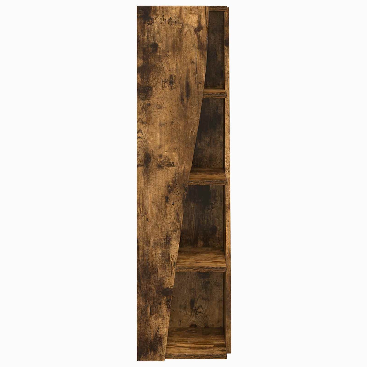 Hjørneskap Røkt eik 27,5x27x102cm Konstruert tre