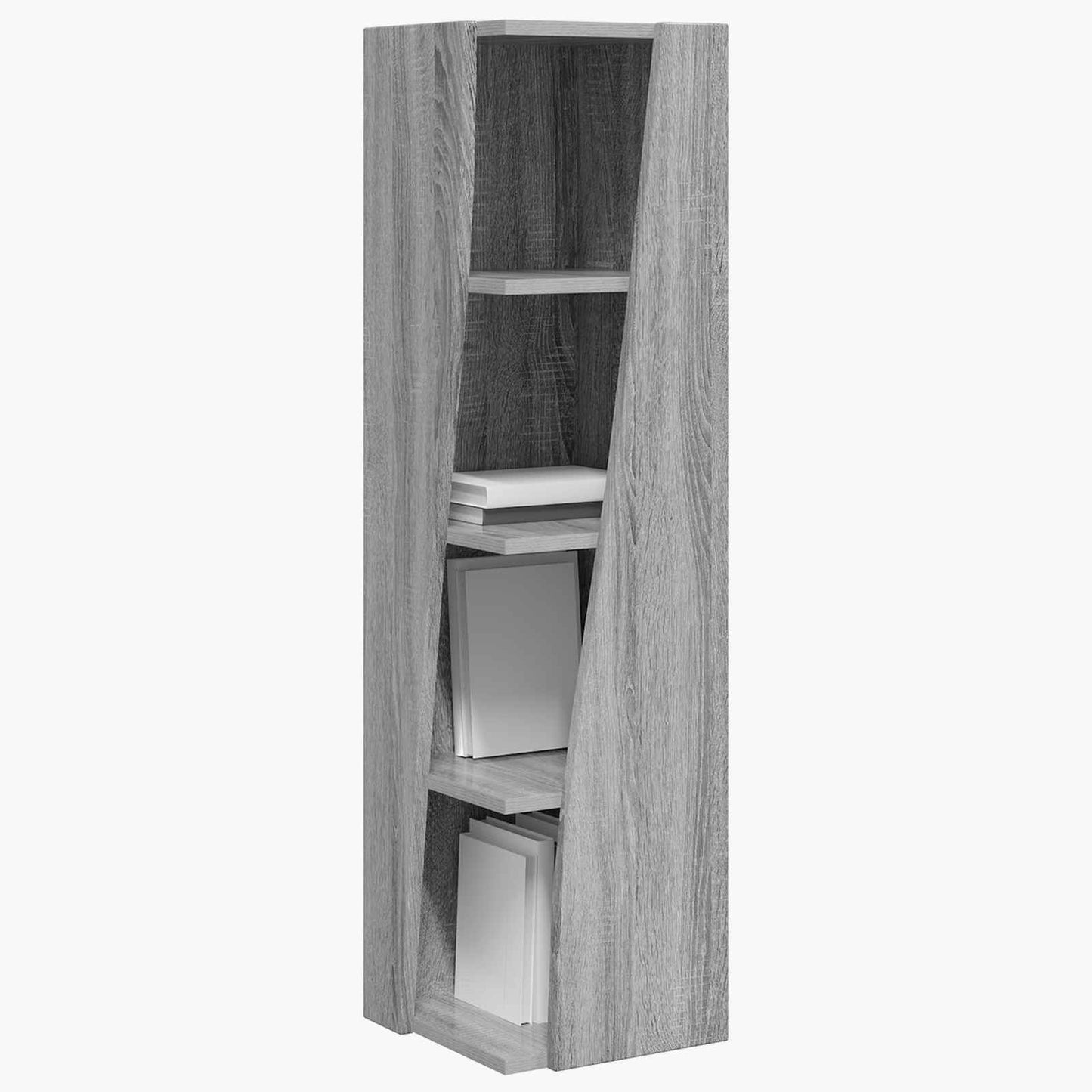 Hjørneskap Grå Sonoma 27,5x27x102cm Konstruert tre