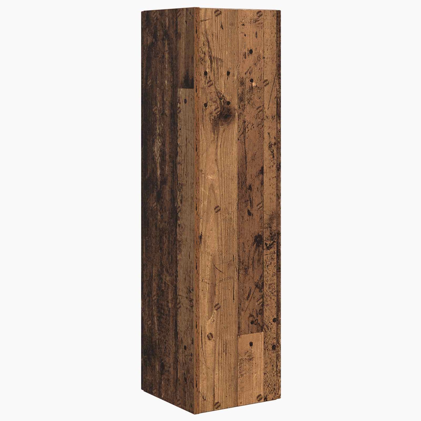 Hjørneskap Gammelt tre 27,5x27x102cm Konstruert tre