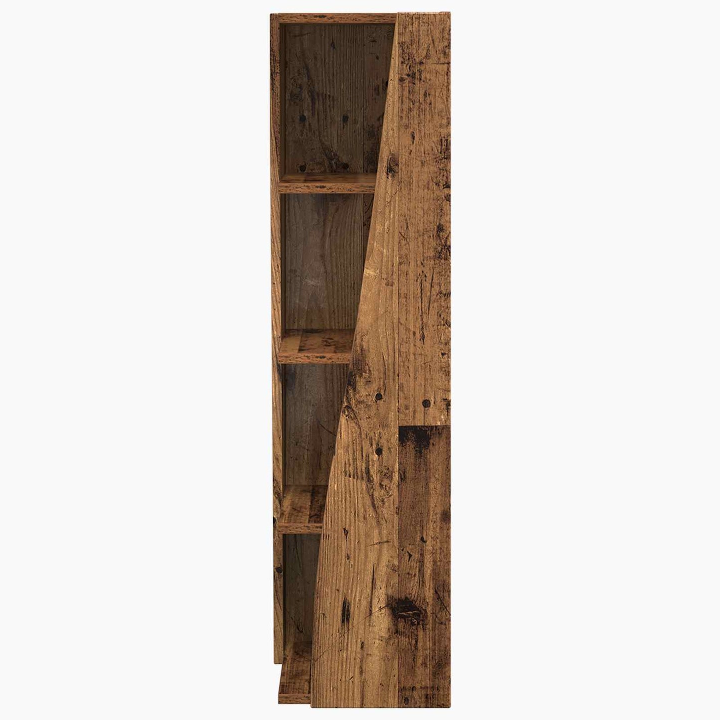Hjørneskap Gammelt tre 27,5x27x102cm Konstruert tre