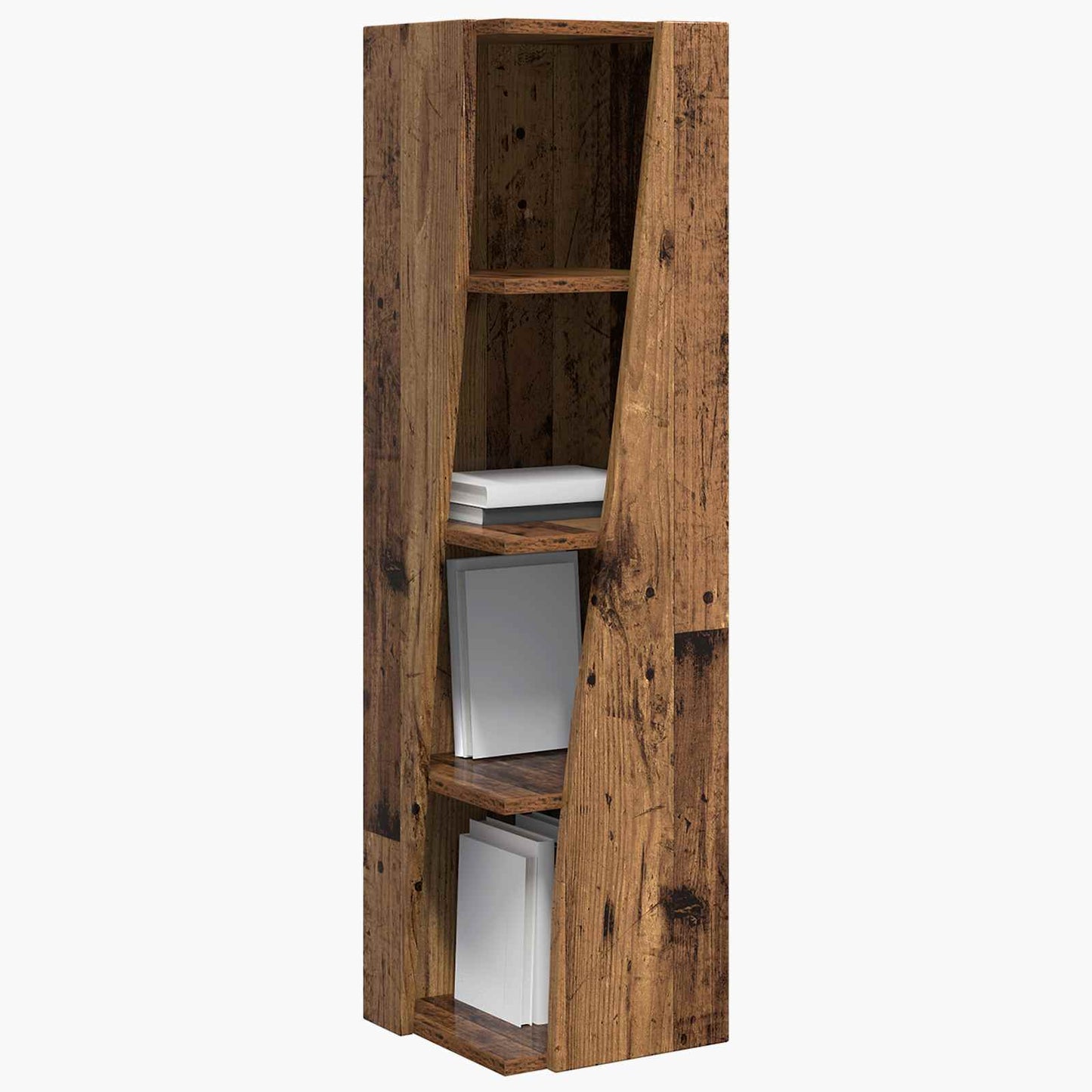 Hjørneskap Gammelt tre 27,5x27x102cm Konstruert tre