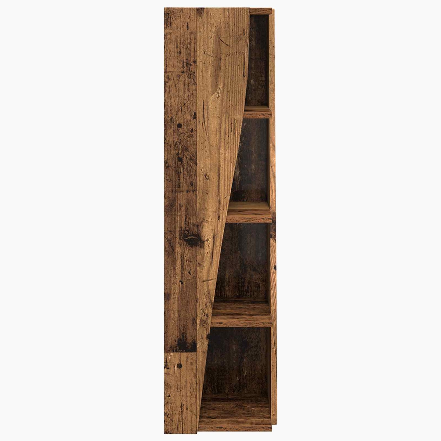 Hjørneskap Gammelt tre 27,5x27x102cm Konstruert tre
