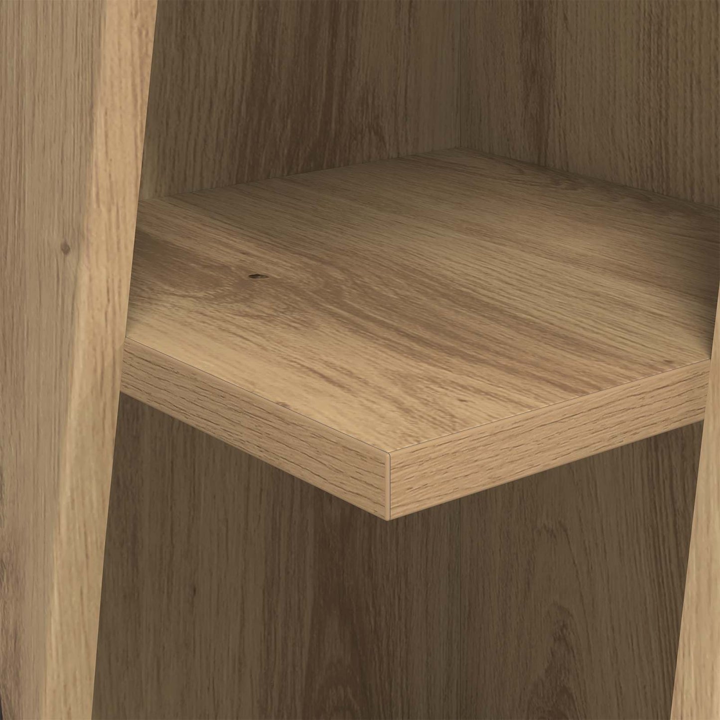 Hjørneskap 27,5x27x102cm Konstruert tre Artisan Eik