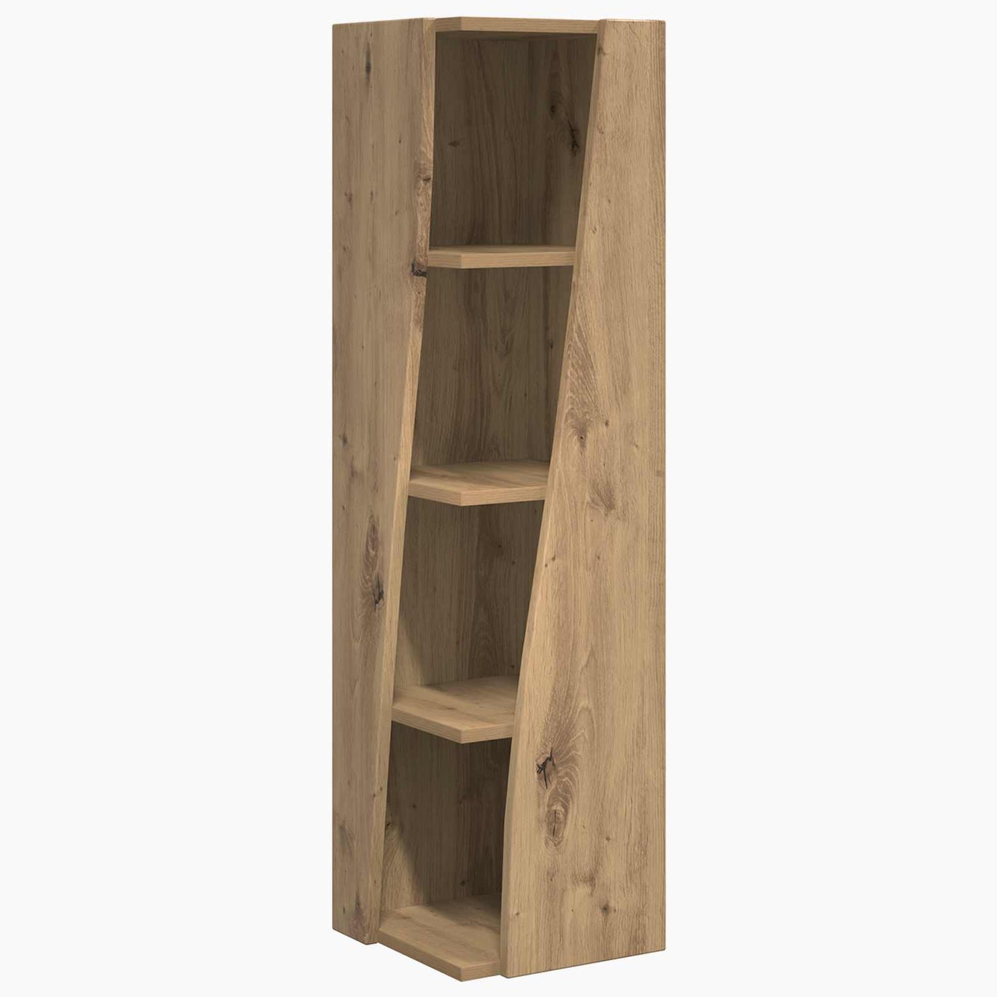 Hjørneskap 27,5x27x102cm Konstruert tre Artisan Eik