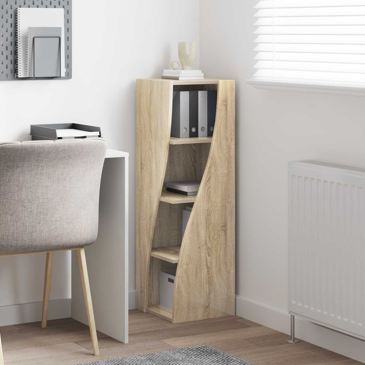Hjørneskap Sonoma eik 32x32x102cm Konstruert tre