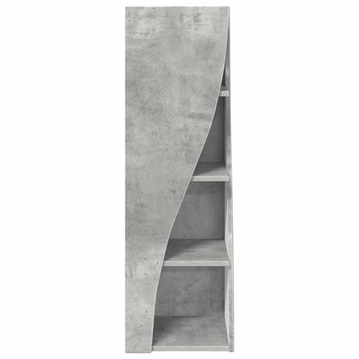 Hjørneskap Betonggrå 32x32x102cm Konstruert tre