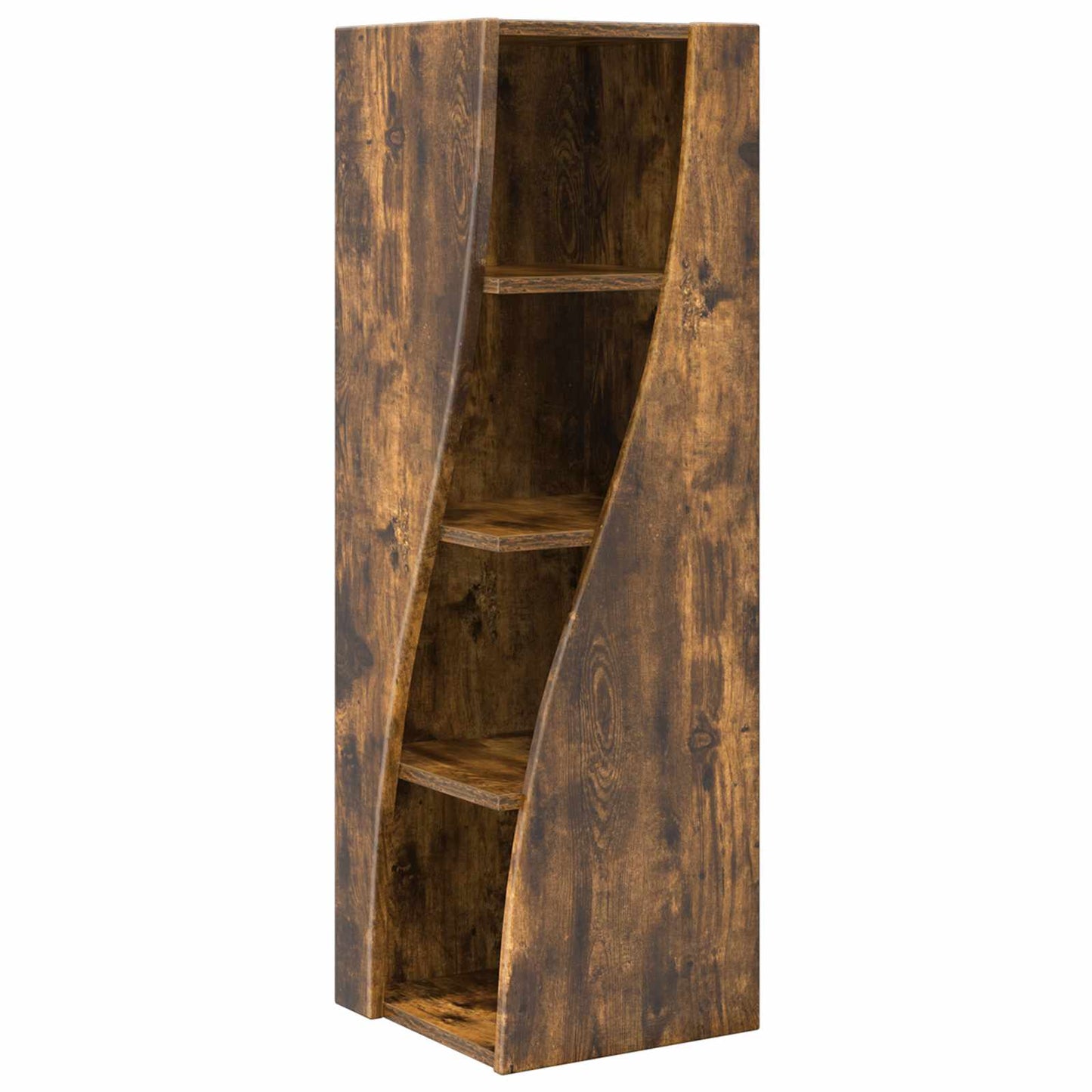 Hjørneskap Røkt eik 32x32x102cm Konstruert tre