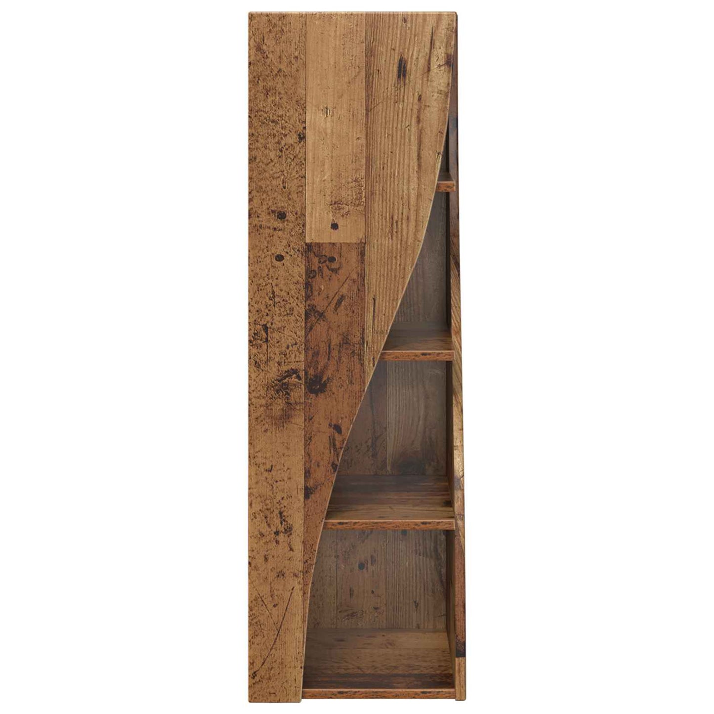 Hjørneskap Gammelt tre 32x32x102cm Konstruert tre