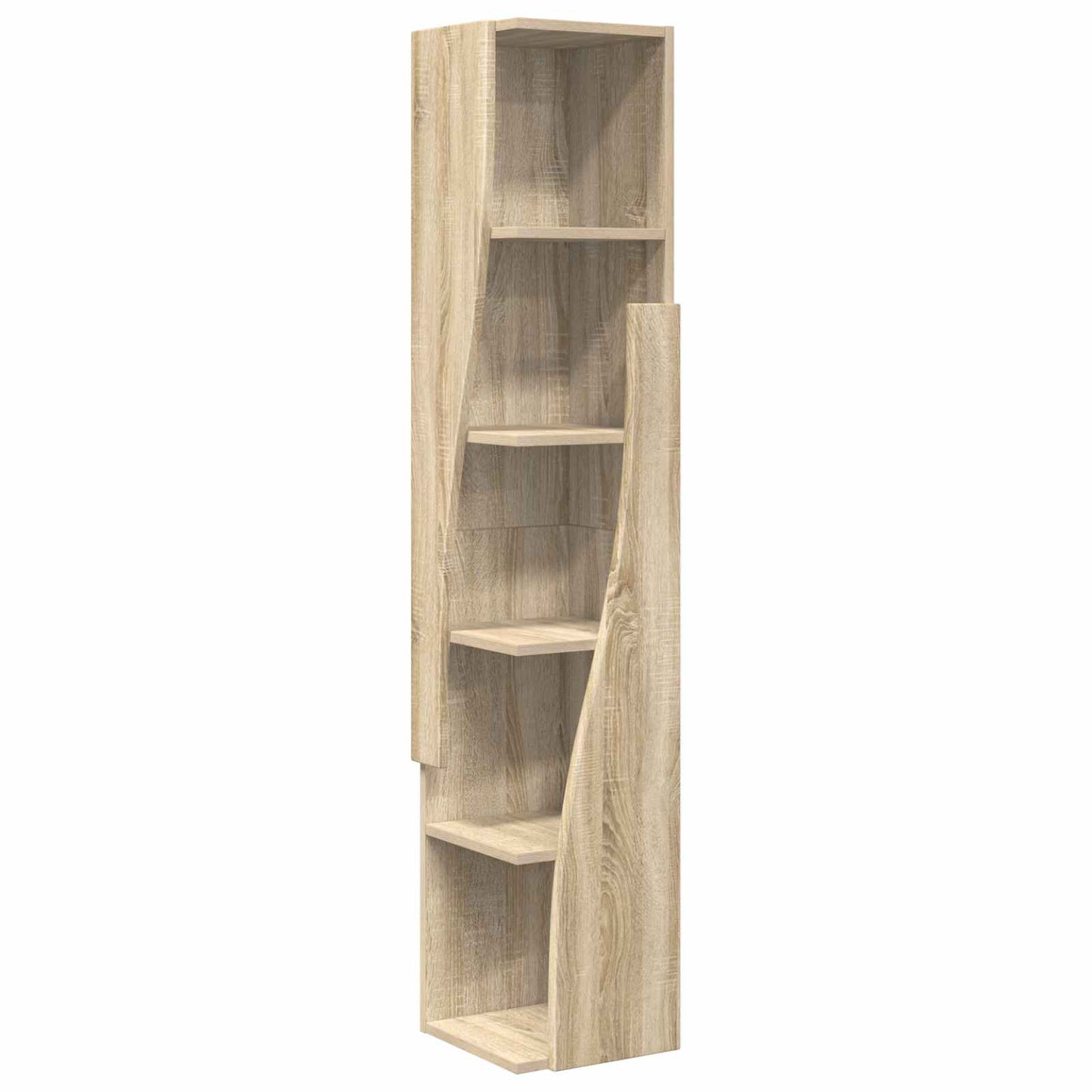 Hjørneskap 27,5x27x140cm Konstruert tre Sonoma eik