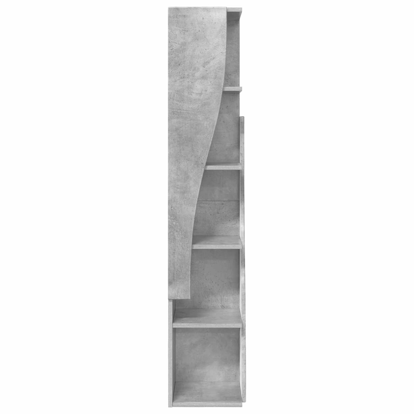 Hjørneskap 27,5x27x140cm Konstruert tre Betonggrå