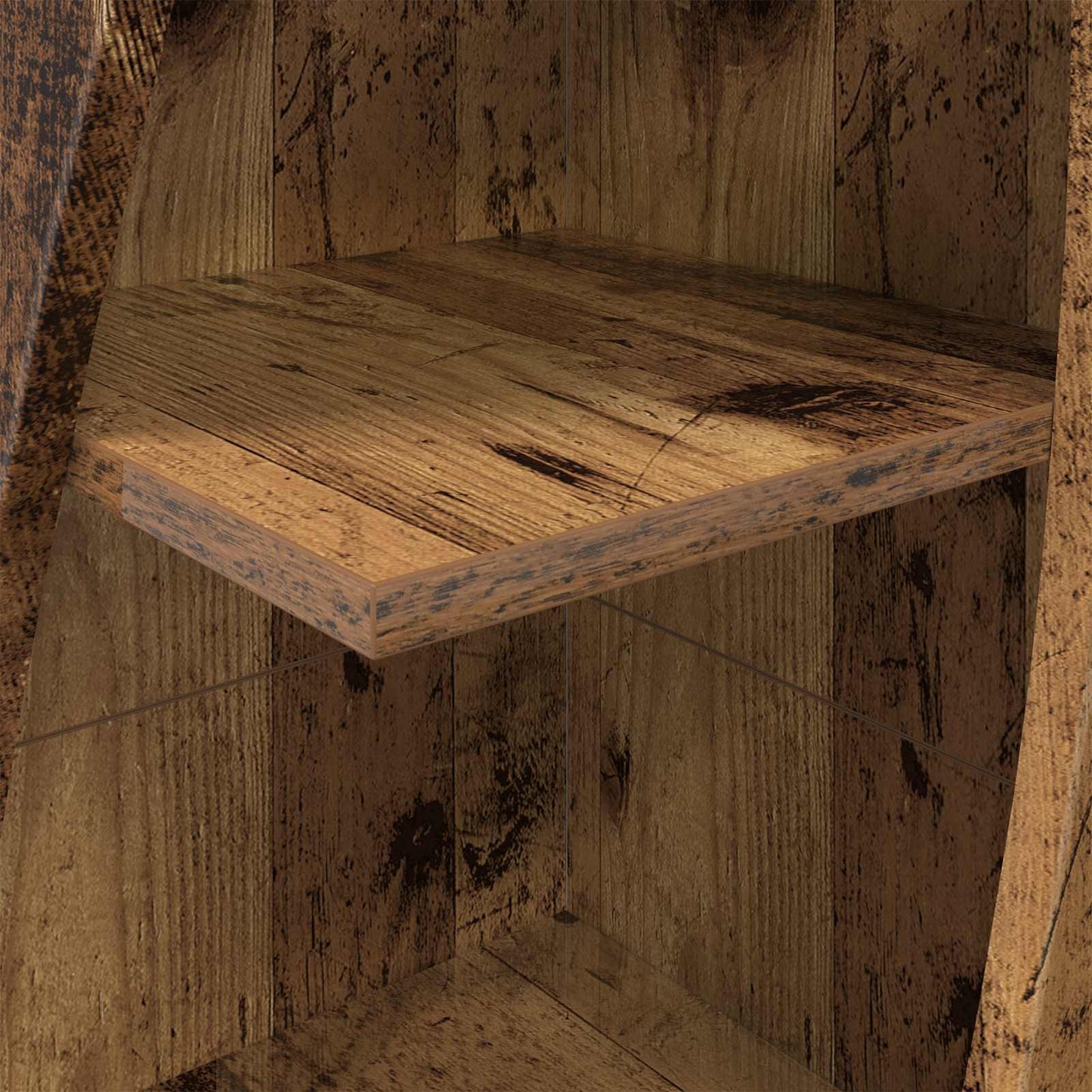 Hjørneskap 32x32x140cm Konstruert tre Gammelt tre